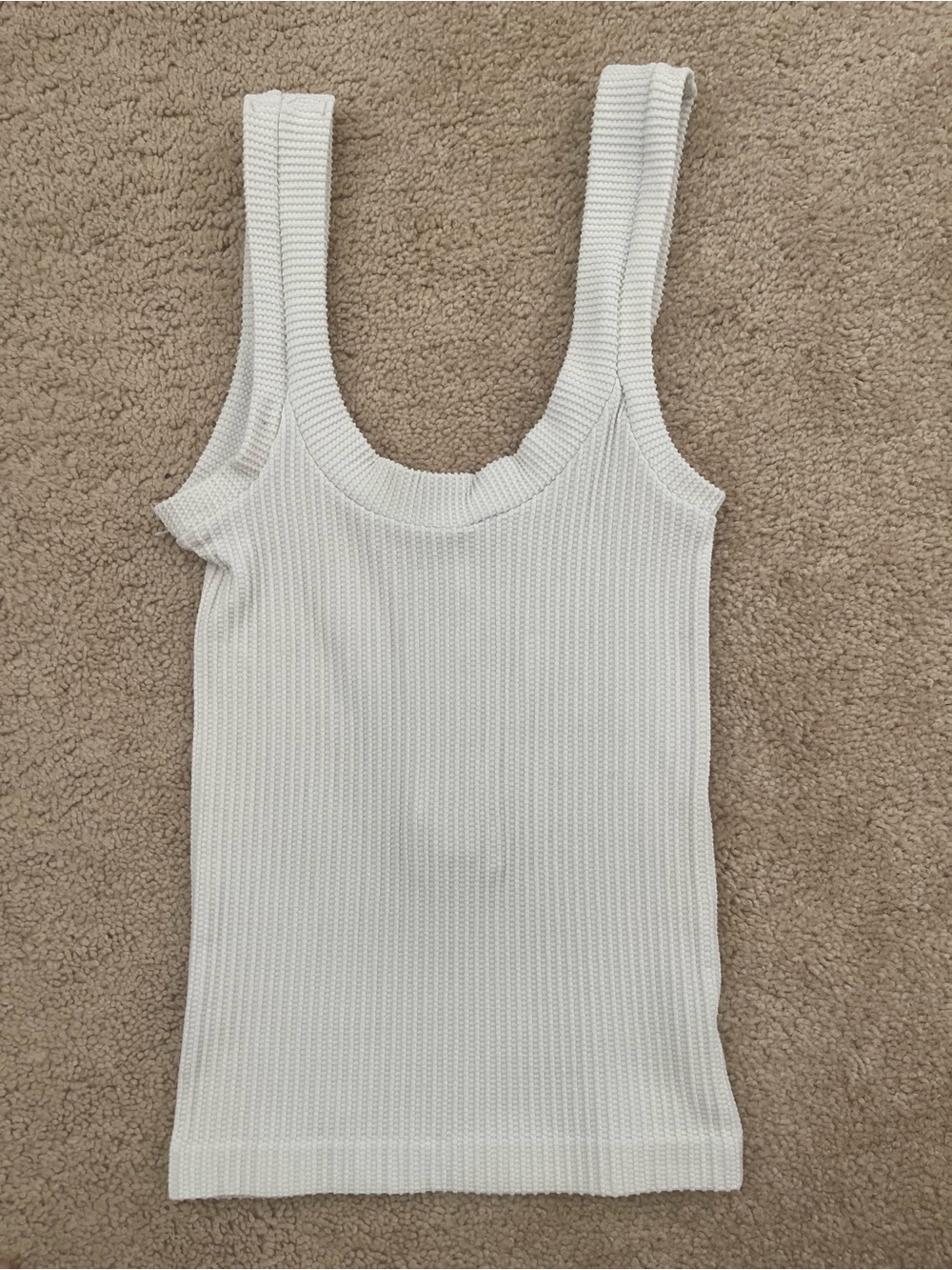 Free people clean slate Henley tank ivory m/l GUC - Picture 7 of 7